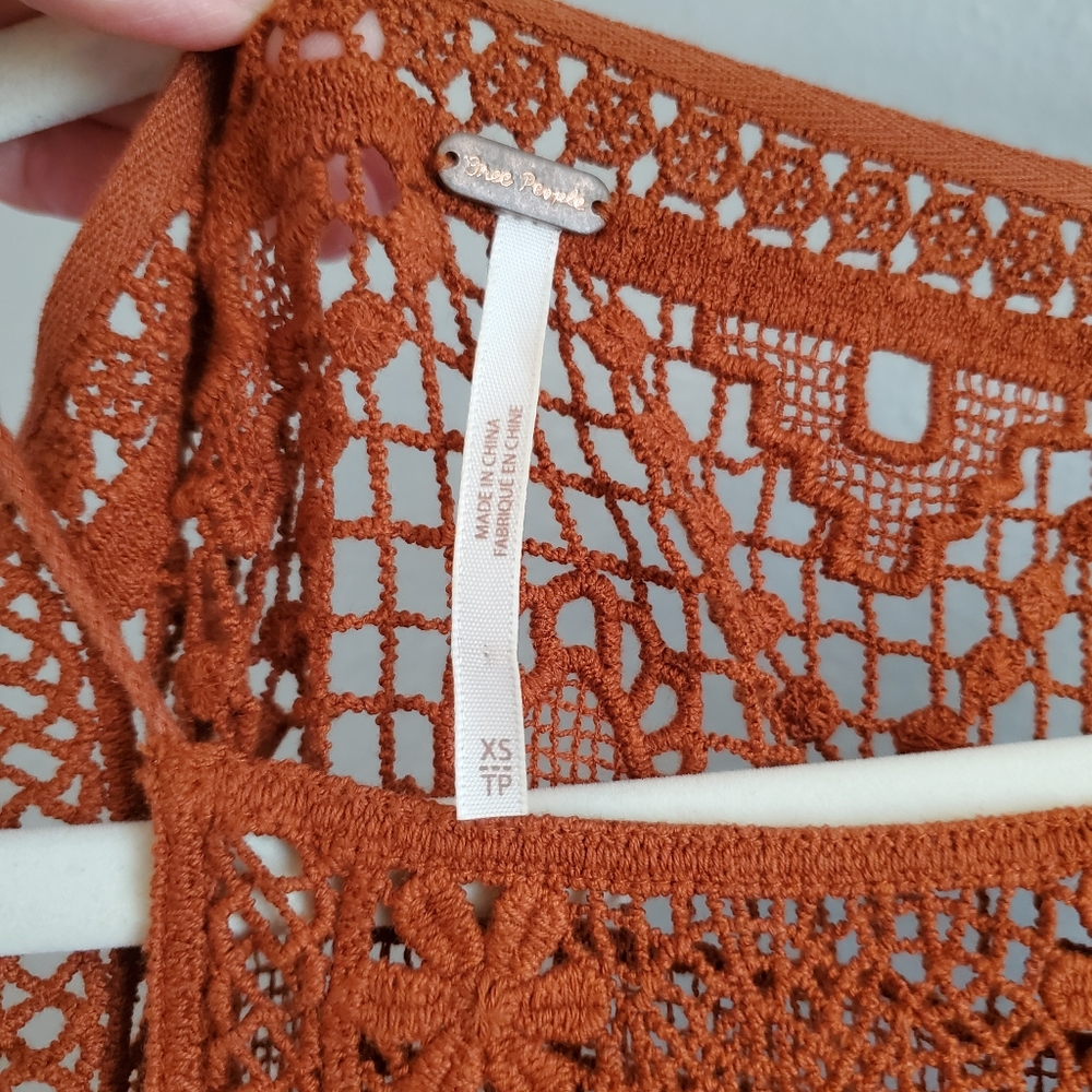 Free People Emily crochet mini dress, XS - Picture 5 of 6
